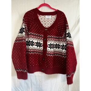 Old Navy Nordic Fair Isle Cardigan Sweater – XXL